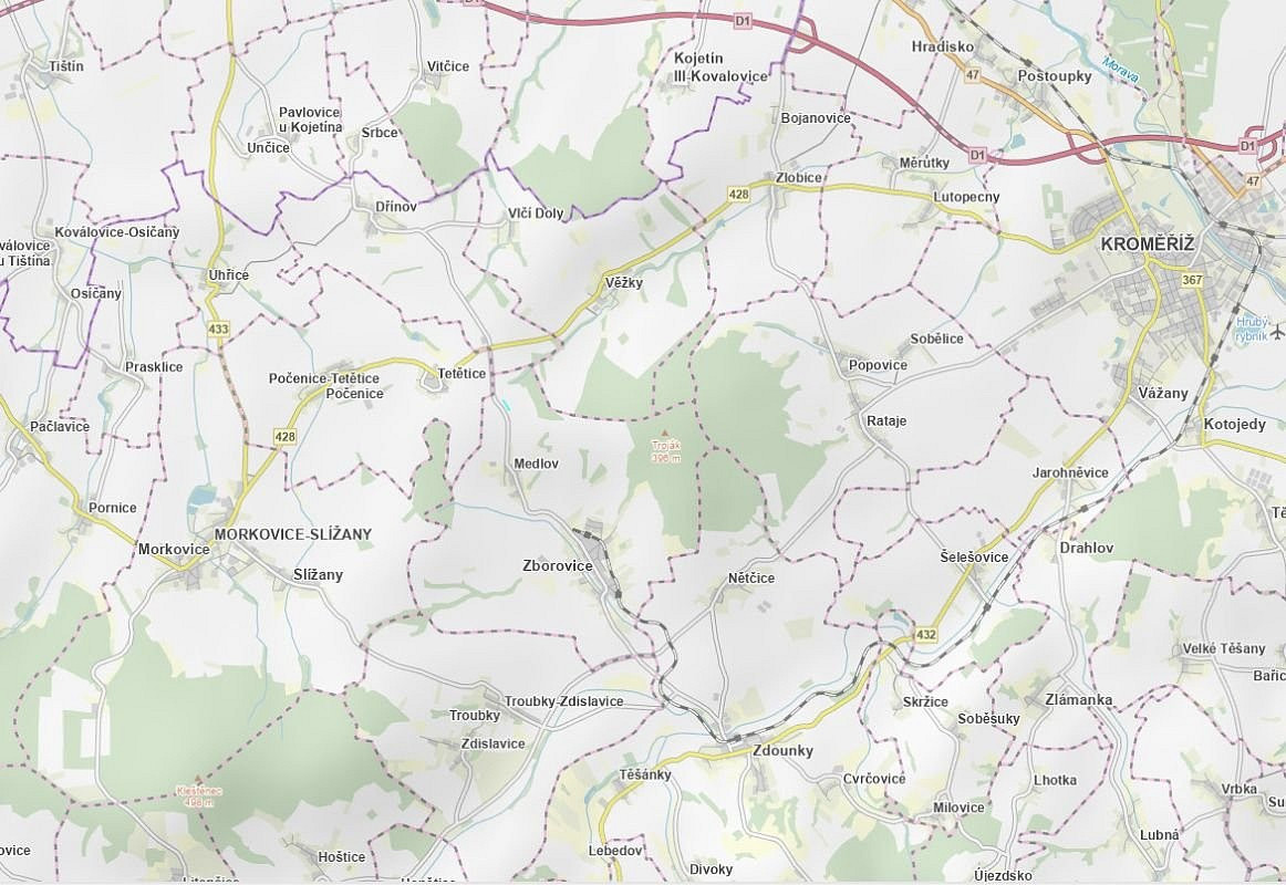 Prodej pole 1 589 m² – pohled 3