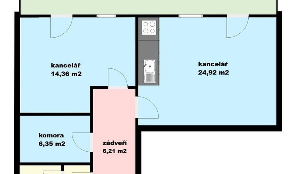 Pronájem kanceláře 89 m², Český Krumlov – náhled fotky 4