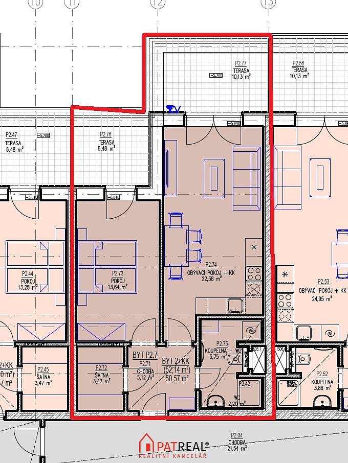 Prodej bytu 2+kk 73 m² — photo 2