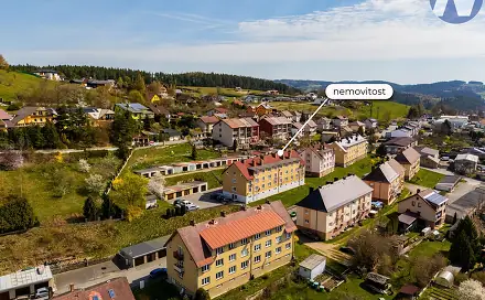 Prodej bytu 2+1 51 m², Pod Homolkou, Vimperk - Vimperk III, okres Prachatice