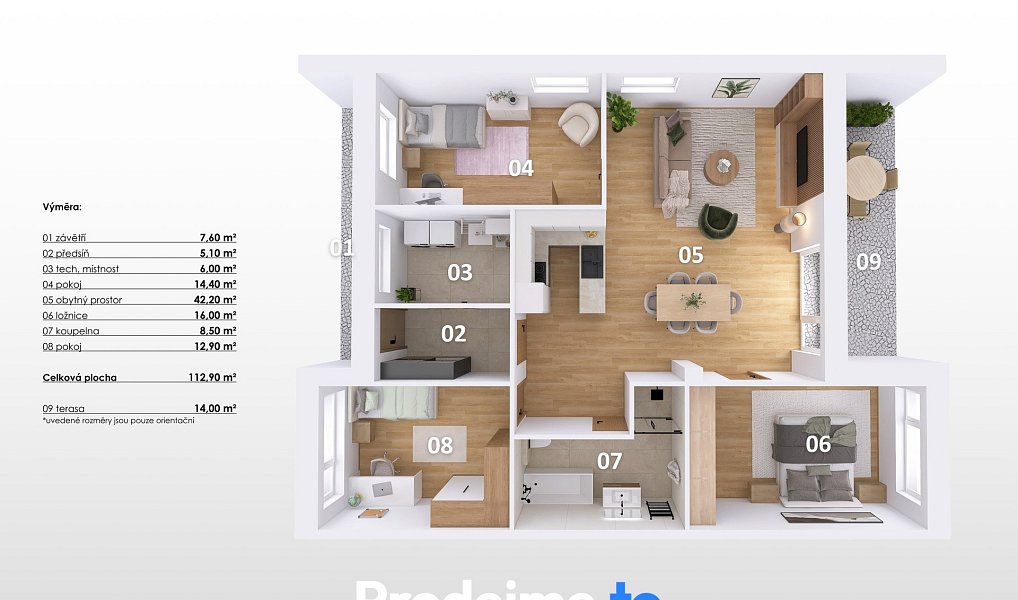 Prodej domu 113 m² s pozemkem 640 m², Hevlín – náhled fotky 19
