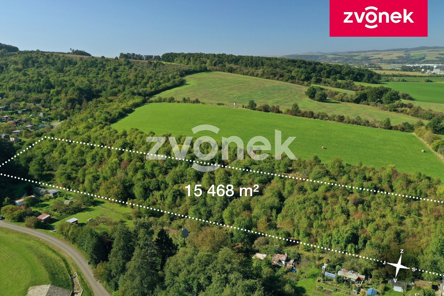 Prodej pole 15 468 m²