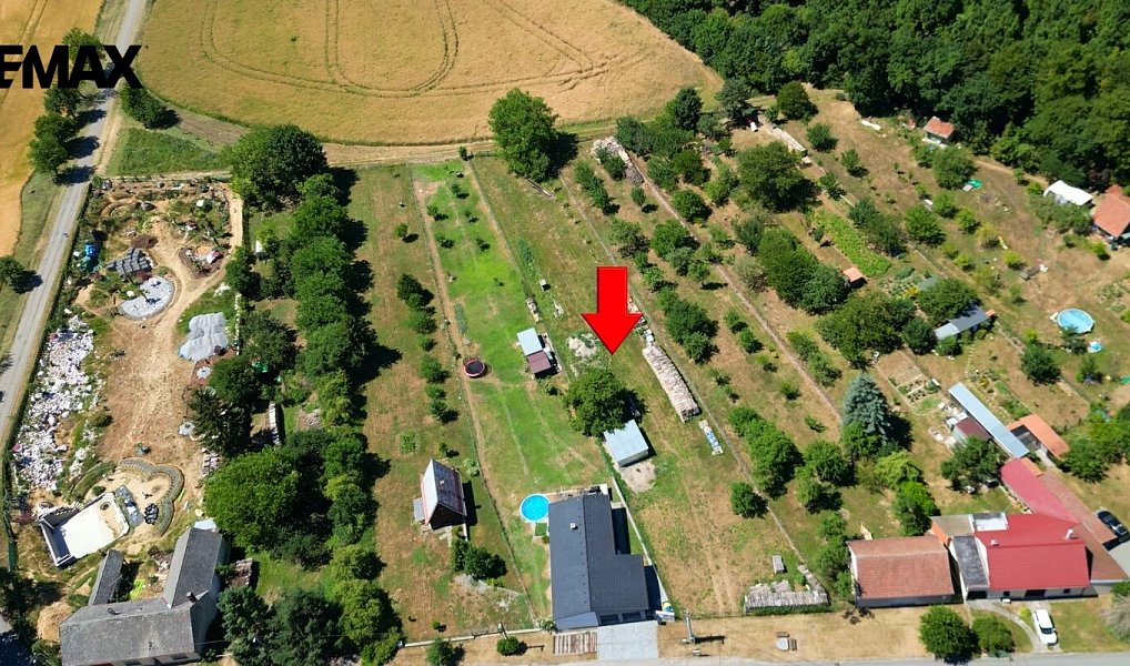 Prodej stavebního pozemku 1 849 m², Hlubočany – náhled fotky 2