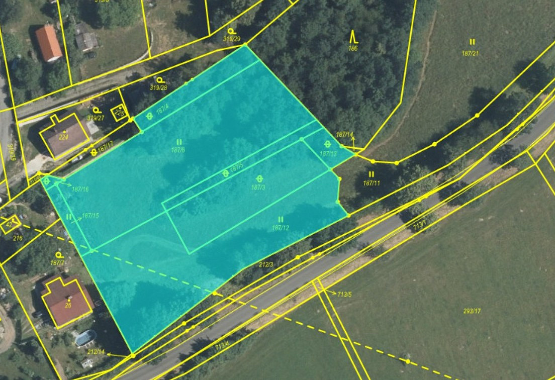 Prodej stavebního pozemku 5 367 m² – fotografie 3