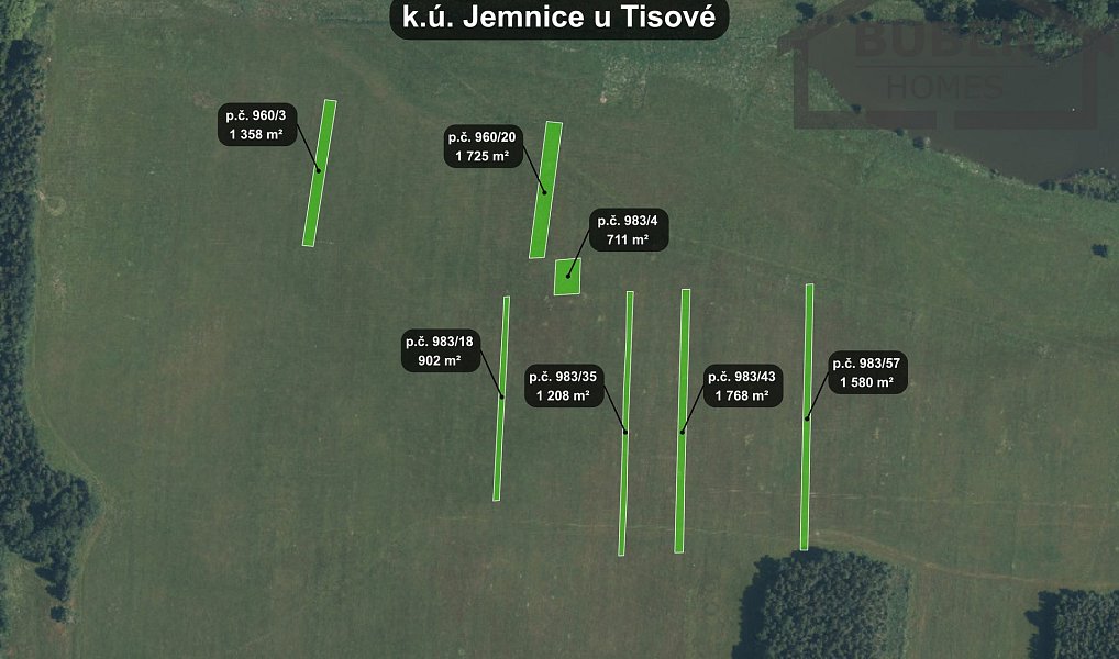 Prodej louky 32 293 m², Tisová – náhled fotky 4