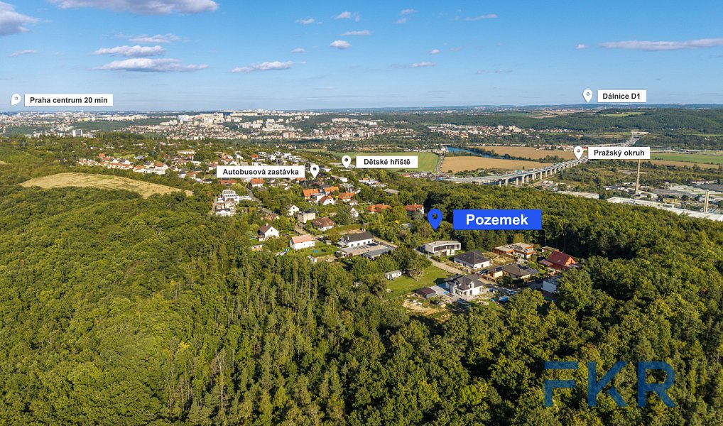Prodej stavebního pozemku 886 m², Praha – náhled fotky 5