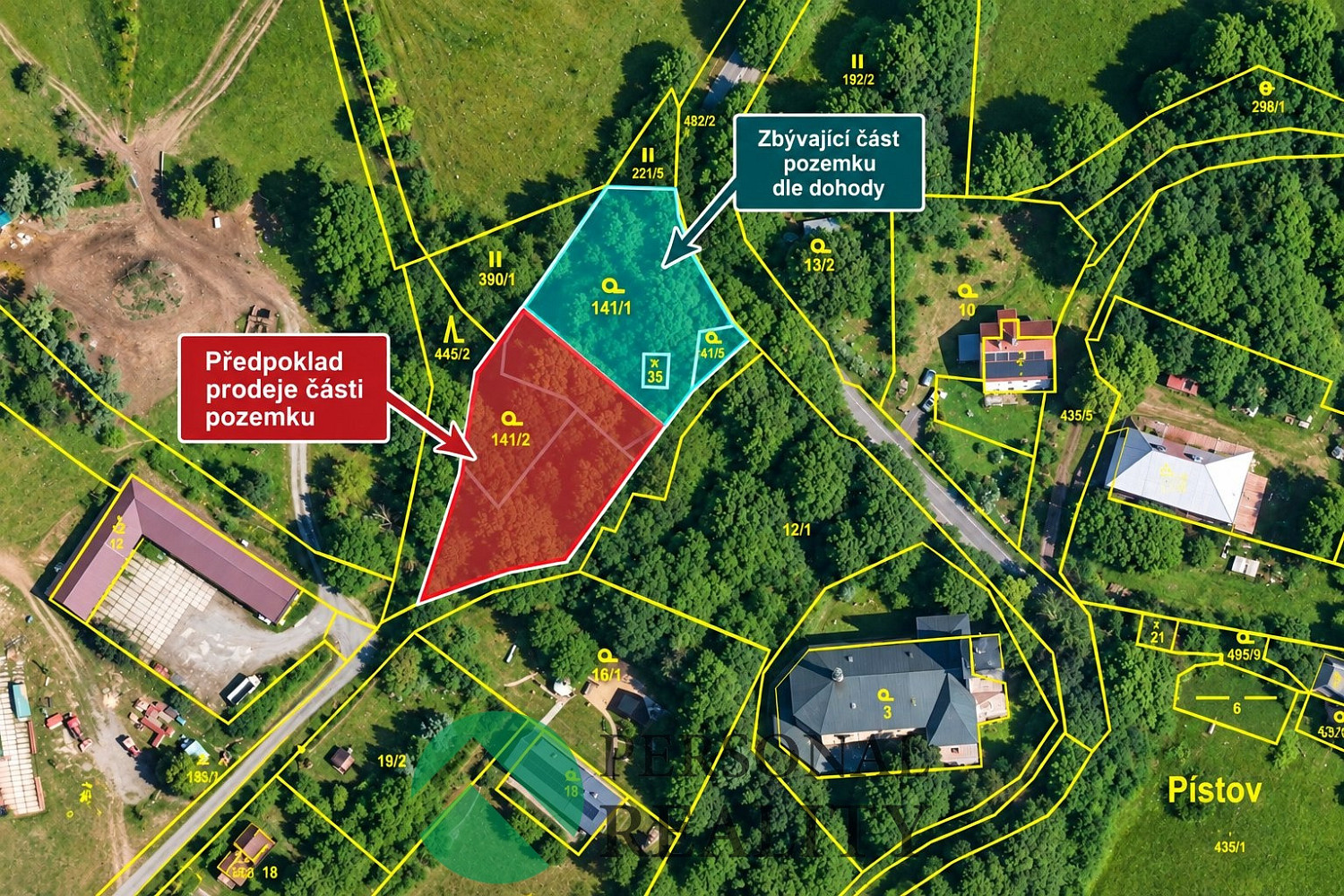 Prodej stavebního pozemku 1 500 m² – fotografie 3