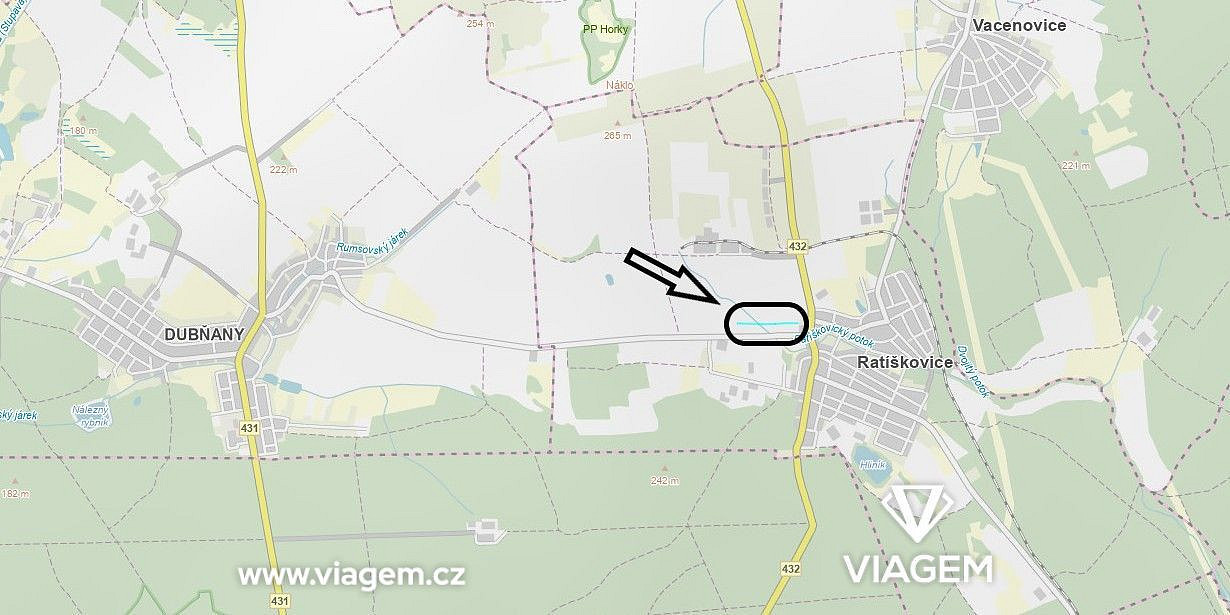 Prodej pole 289 m² – pohled 2