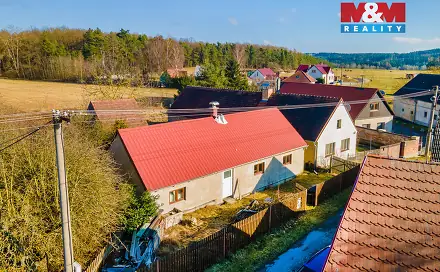 Prodej chaty/chalupy 83 m² s pozemkem 303 m², Zemětice - Chalupy, okres Plzeň-jih