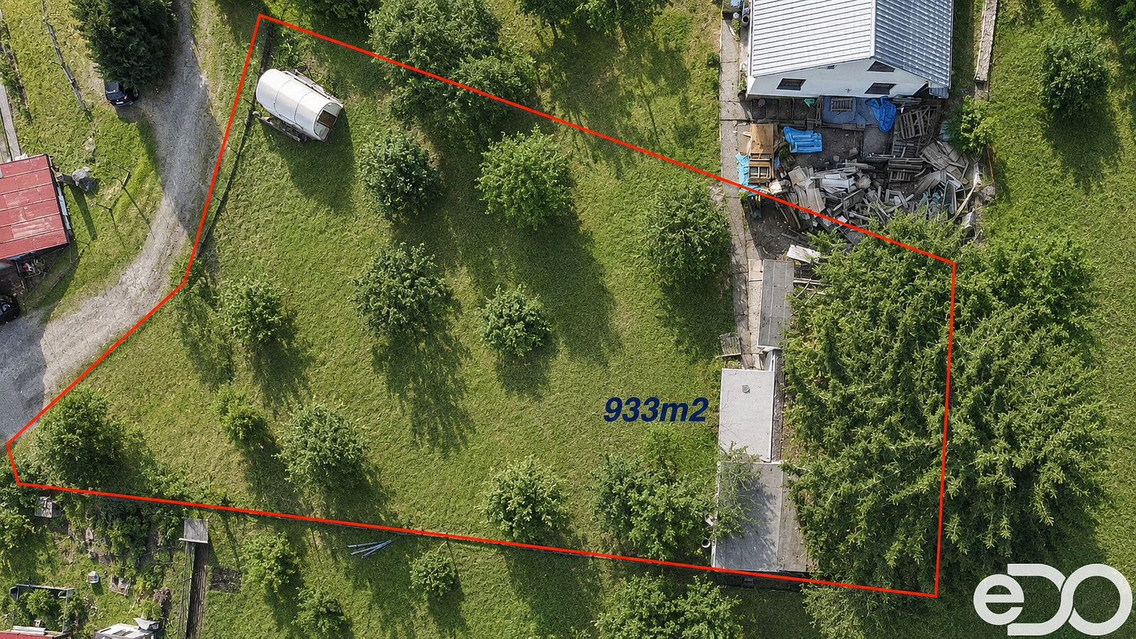Prodej stavebního pozemku 933 m²