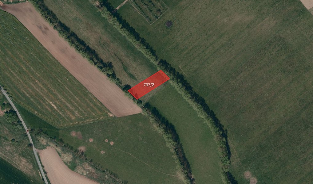 Prodej louky, 2457 m², Třebíč, Rokytnice nad Rokytnou