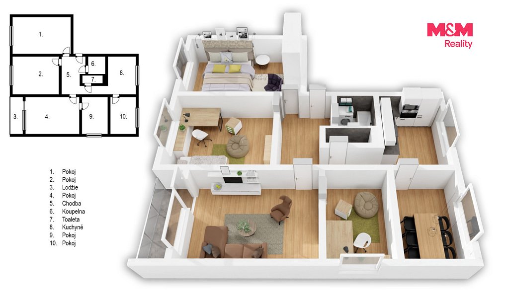Prodej bytu 5+1 87 m², Vamberk – náhled fotky 14