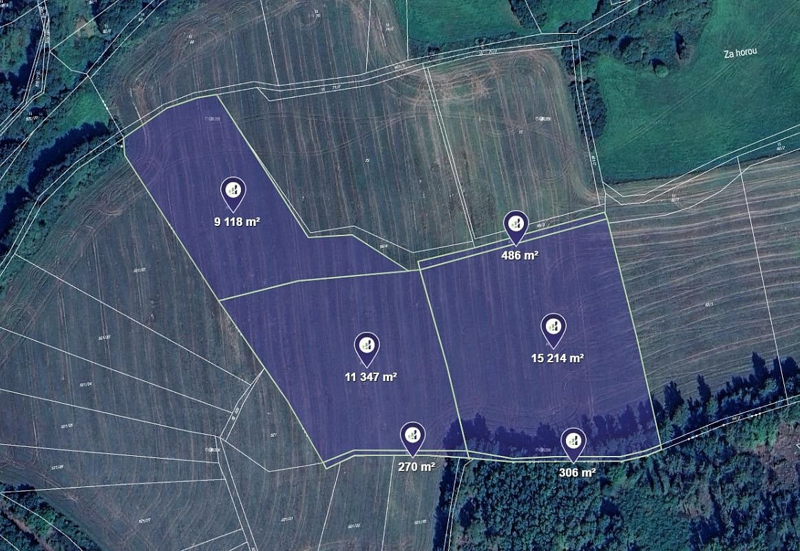 Prodej pole 36 741 m²
