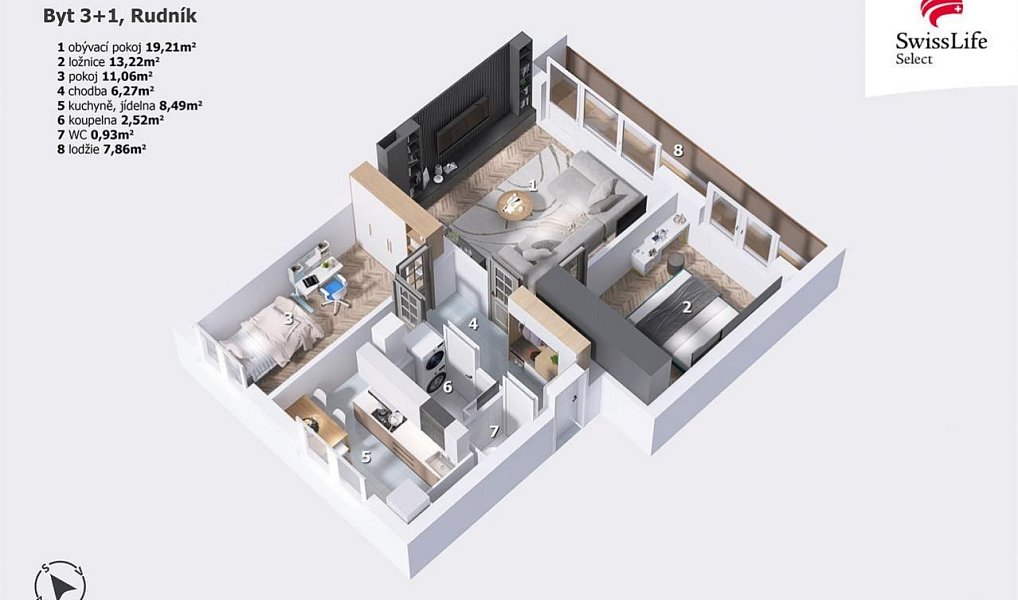 Prodej bytu 3+1 63 m², Rudník – náhled fotky 18