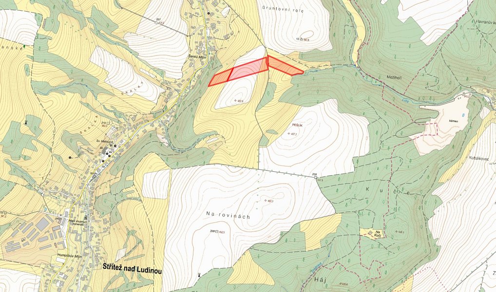 Prodej louky 24 573 m², Střítež nad Ludinou – náhled fotky 2
