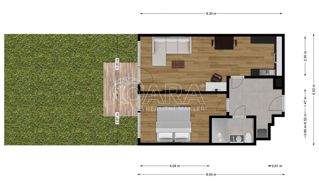 Pronájem bytu 2+kk 50 m², Praha – náhled fotky 17