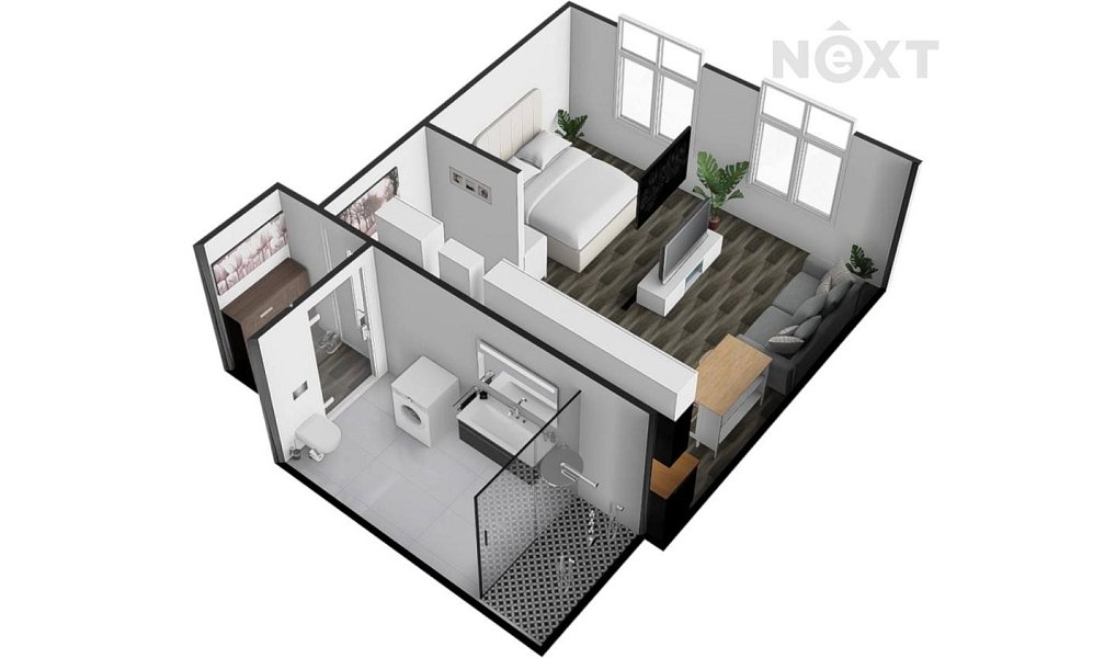 Prodej bytu 1+kk 39 m², Nová Bystřice – náhled fotky 22