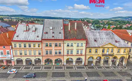 Prodej domu 917 m² s pozemkem 606 m², Valdštejnovo náměstí, Jičín - Staré Město