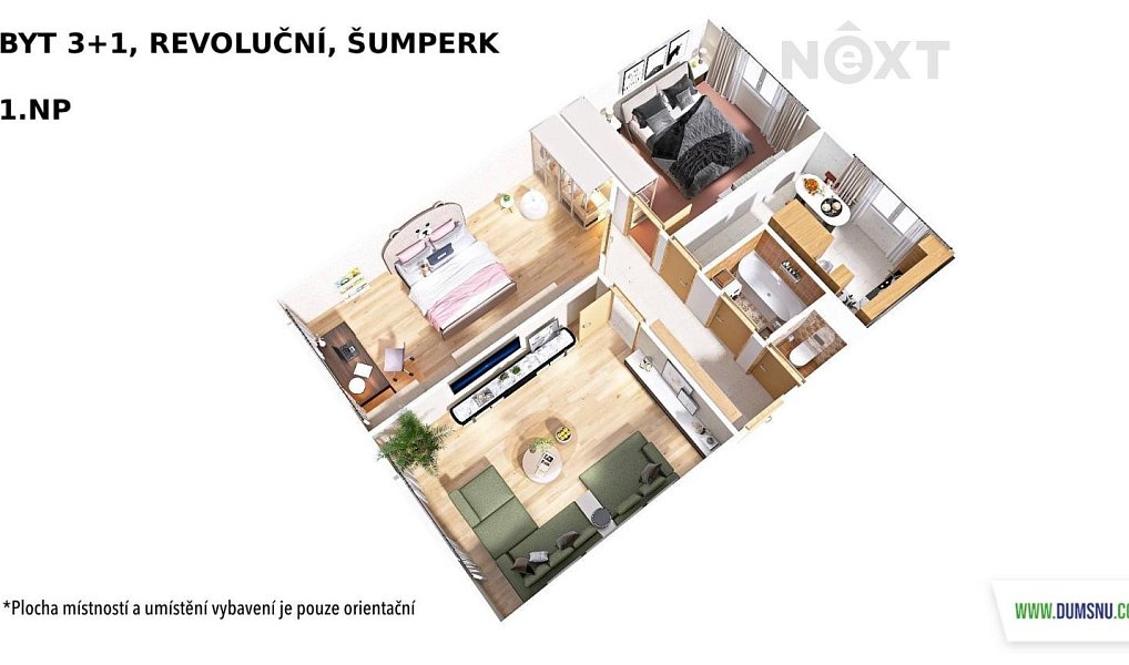 Prodej bytu 3+1 74 m², Šumperk – náhled fotky 23