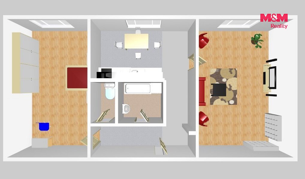 Prodej bytu 2+1 54 m², Kadaň – náhled fotky 2