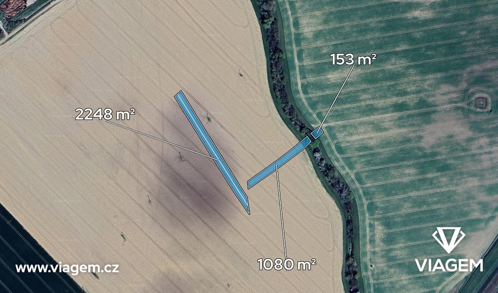 Prodej pole 2 076 m², Babice – náhled fotky 2