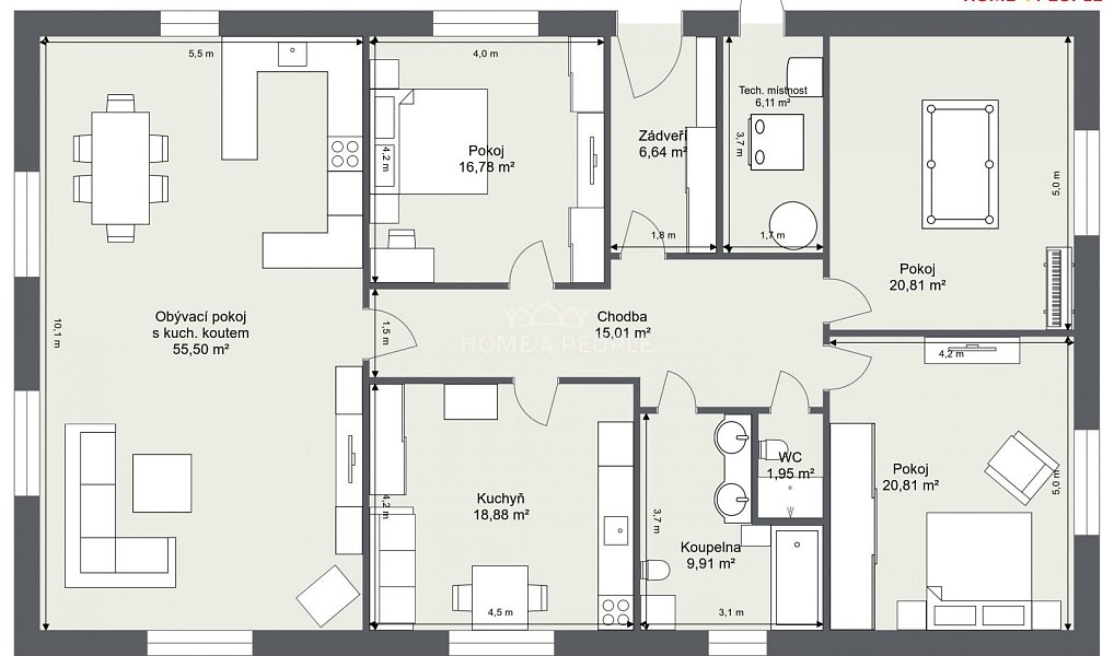 Prodej domu 172 m² s pozemkem 867 m², Břežany II – náhled fotky 5