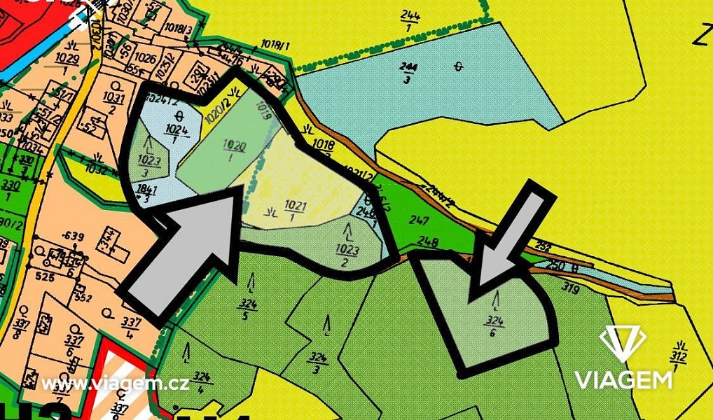 Prodej zahrady 7 731 m², Benešov nad Černou – náhled fotky 3