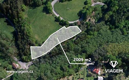 Prodej lesa 2 009 m², Ondřejov, okres Praha-východ