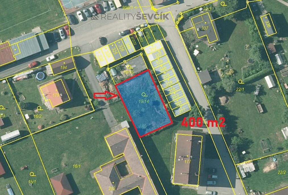 Prodej stavebního pozemku 400 m²