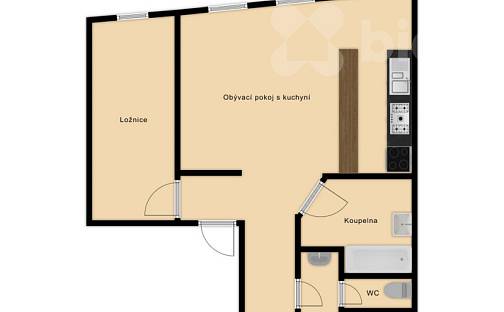 Pronájem bytu 2+kk 62 m², Havlíčkova, Trutnov - Vnitřní Město