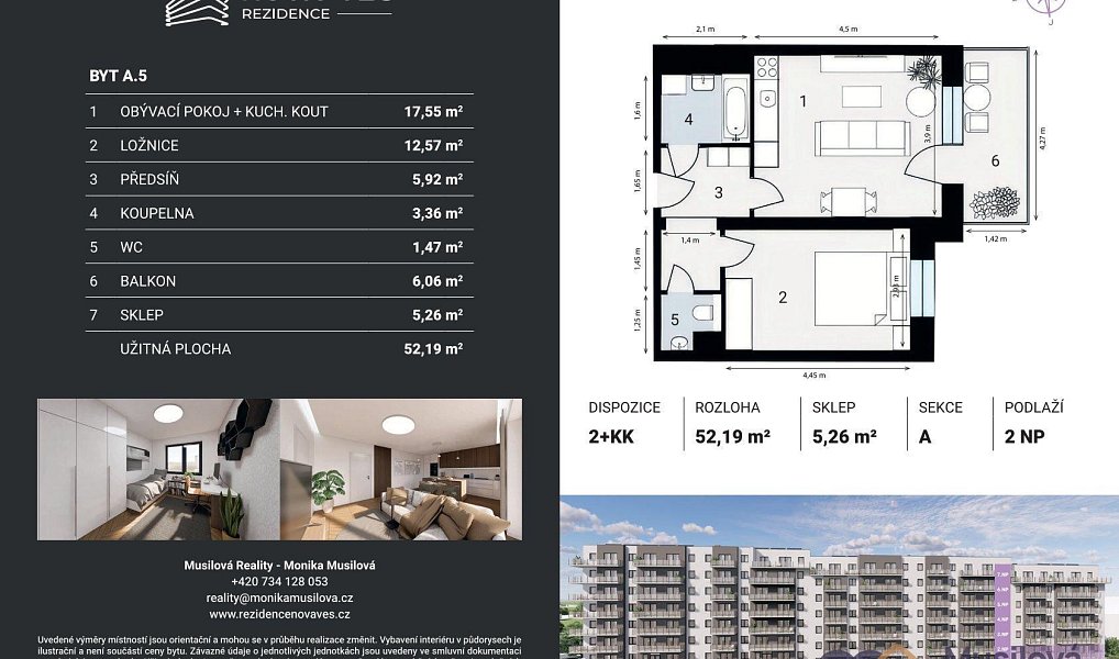 Prodej bytu 2+kk 47 m², Teplice – náhled fotky 7