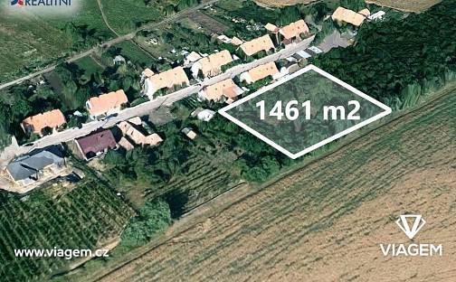 Prodej stavebního pozemku 1 461 m², Vrbovec, okres Znojmo