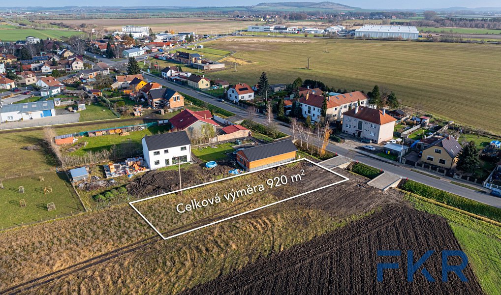 Prodej stavebního pozemku 920 m², Choťánky – náhled fotky 2