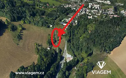 Prodej zahrady 658 m², Slaná, okres Semily