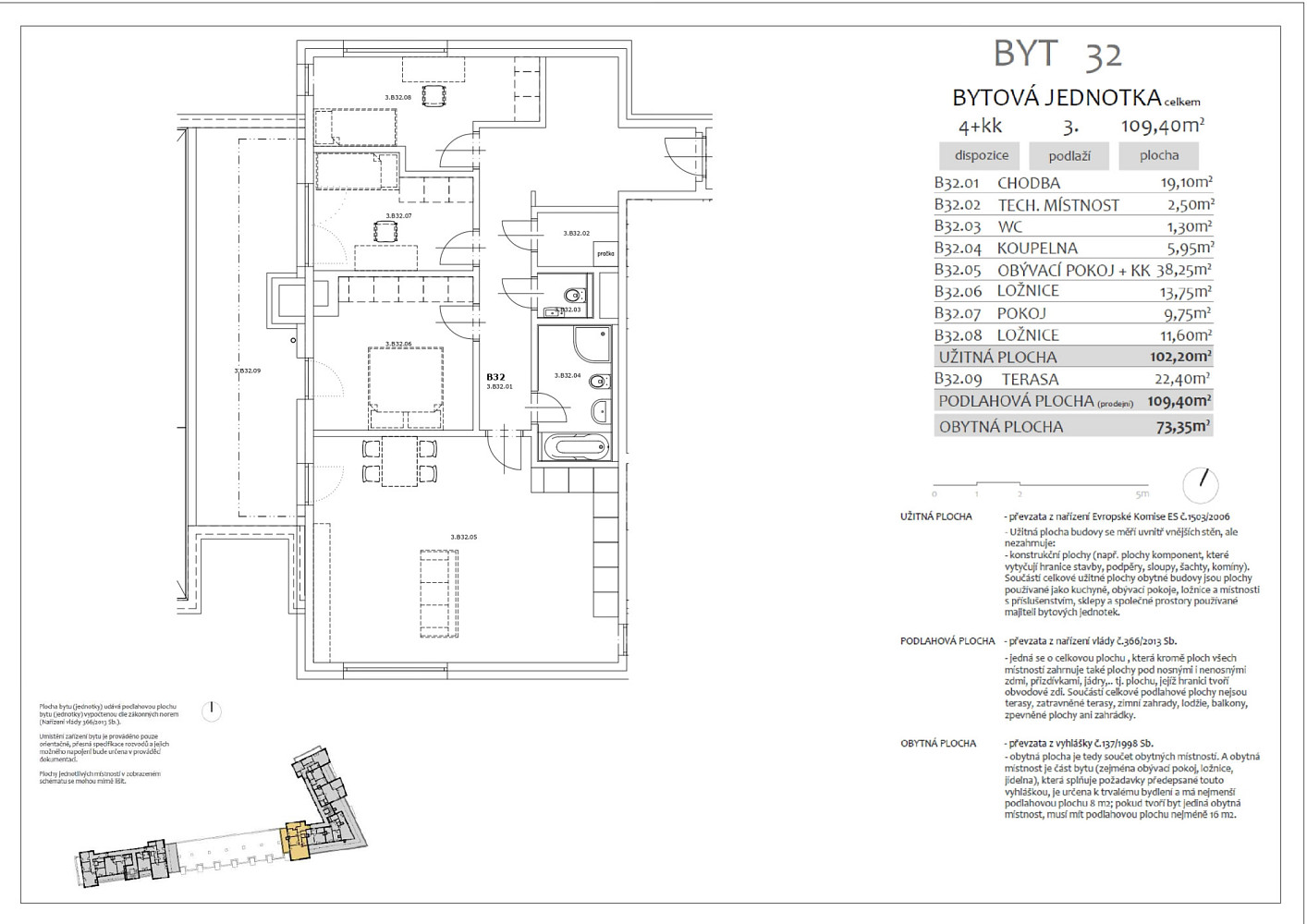 Prodej bytu 4+kk 103 m² – fotografie 3