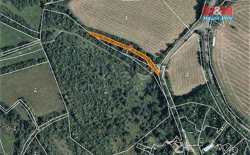 Prodej lesa 1 300 m², Mašťov, okres Chomutov