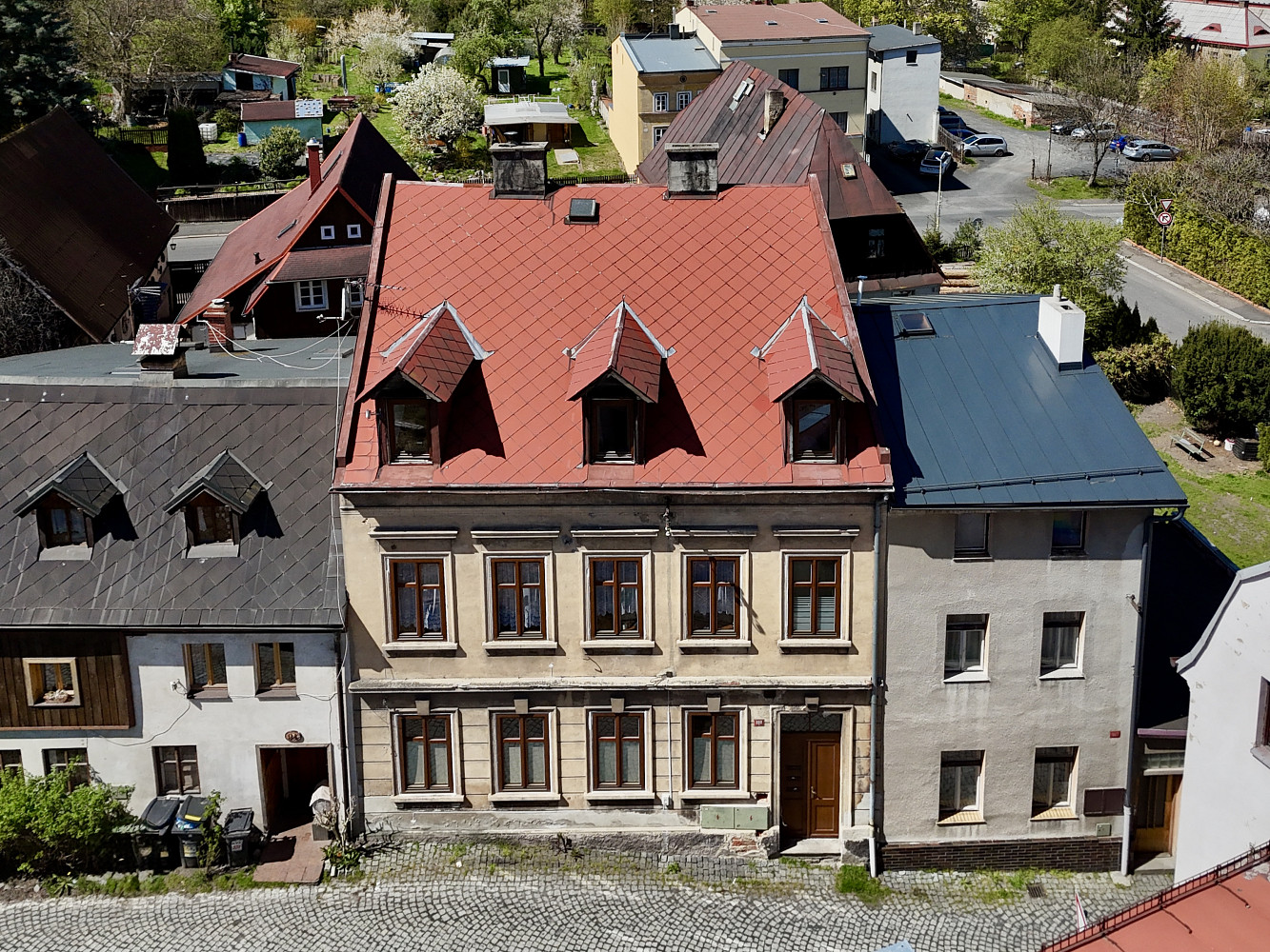 Prodej nájemního domu, činžáku 204 m²