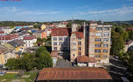 Prodej výrobních prostor 4 434 m², Tyršova, Aš, okres Cheb