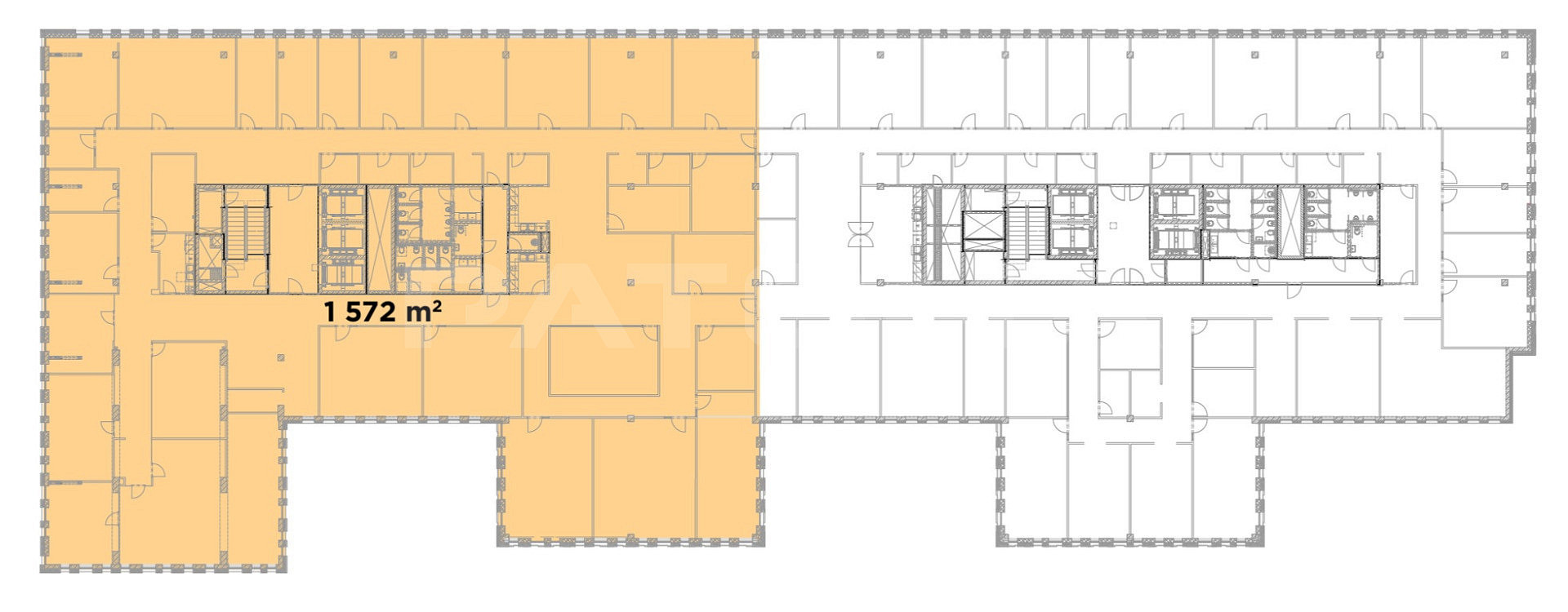 Pronájem kanceláře 1 572 m² – fotografie 3