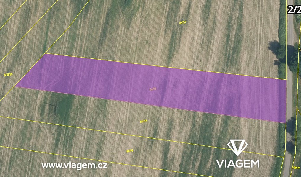 Prodej pole 832 m², Kbel – náhled fotky 8