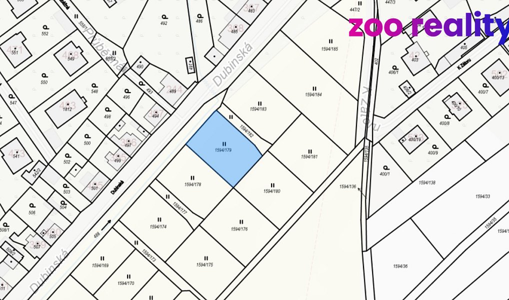 Prodej stavebního pozemku 640 m², Hostomice – náhled fotky 9