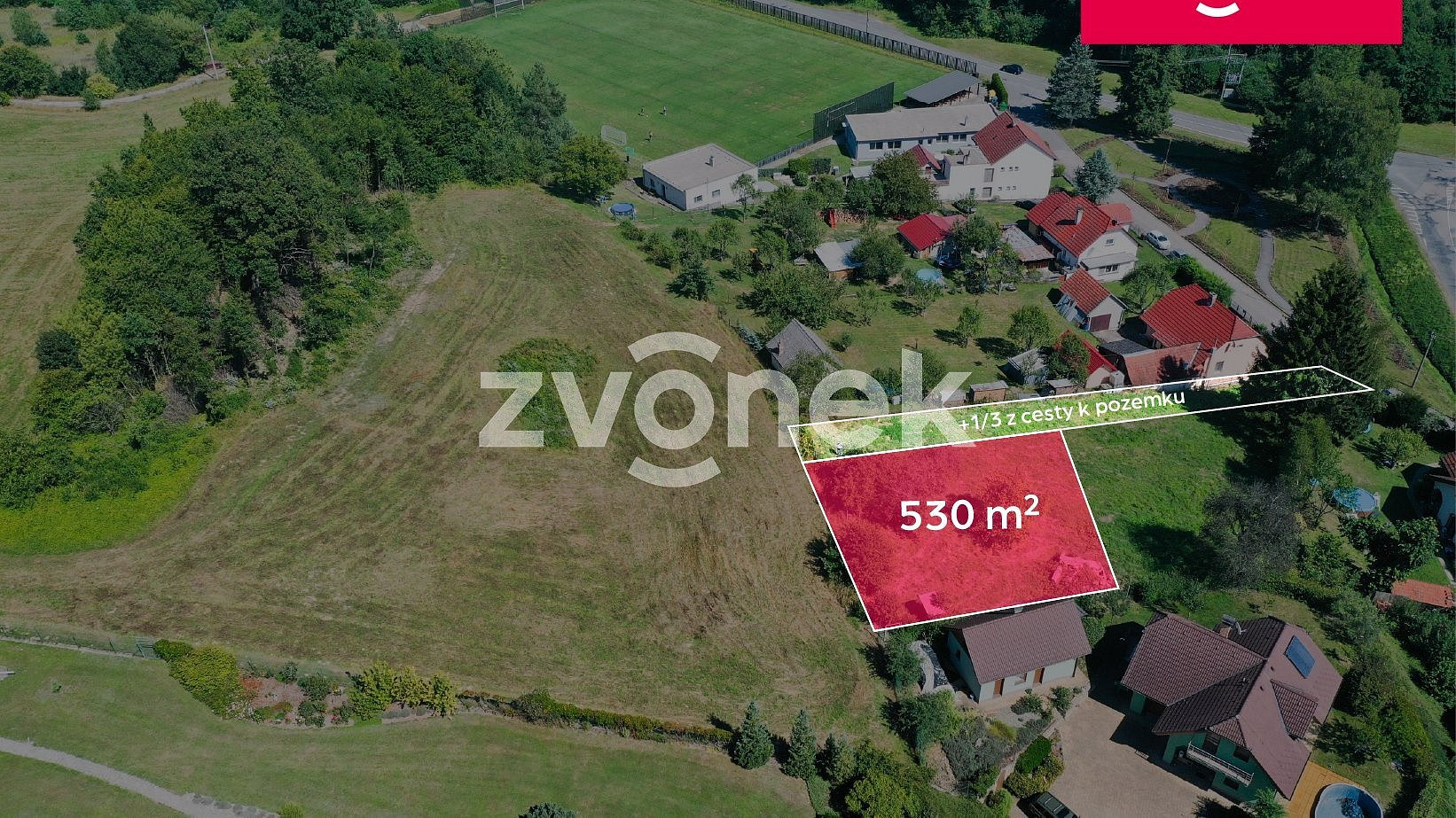 Prodej stavebního pozemku 923 m²