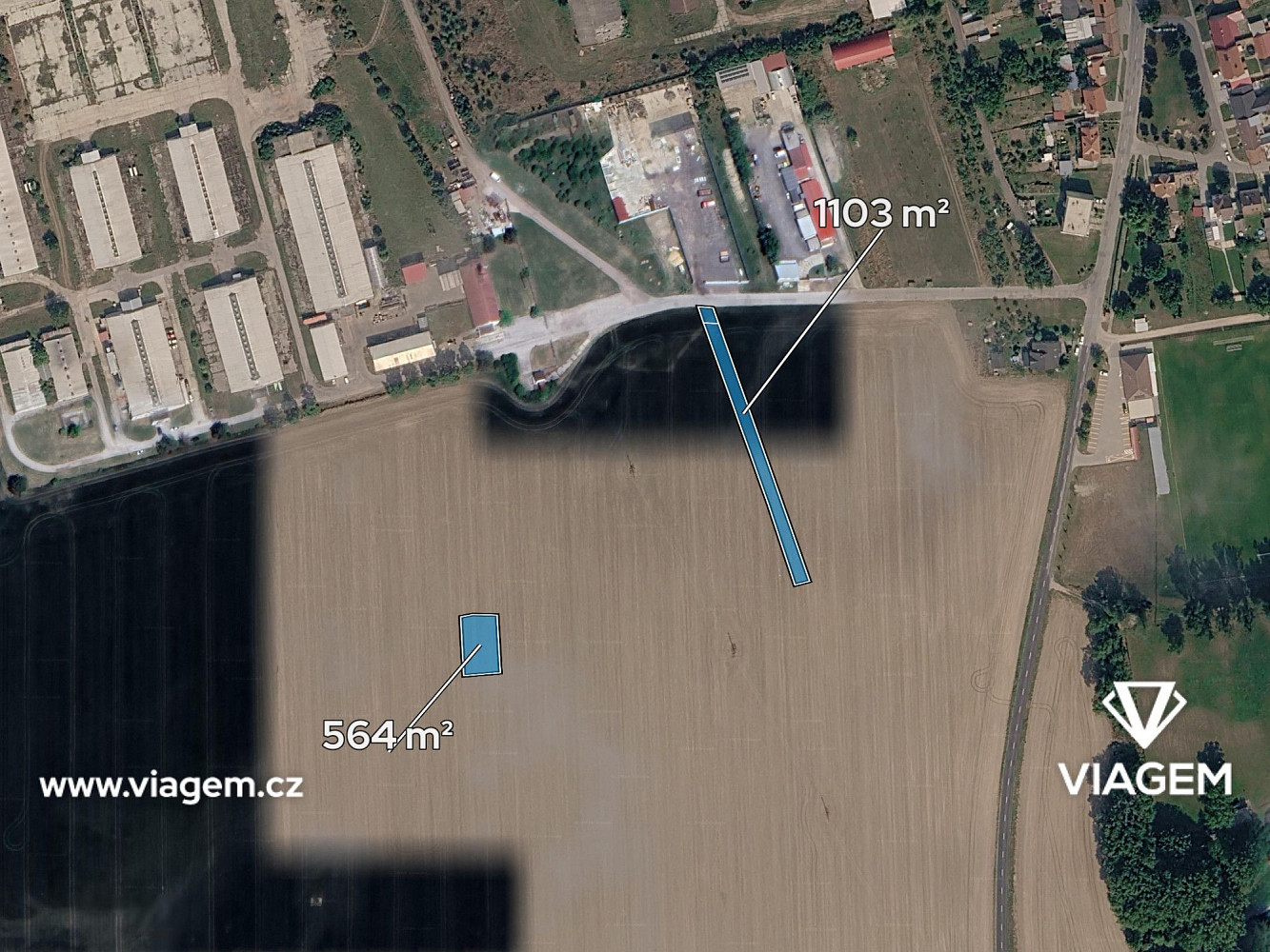 Prodej pole 555 m² – fotografie 2