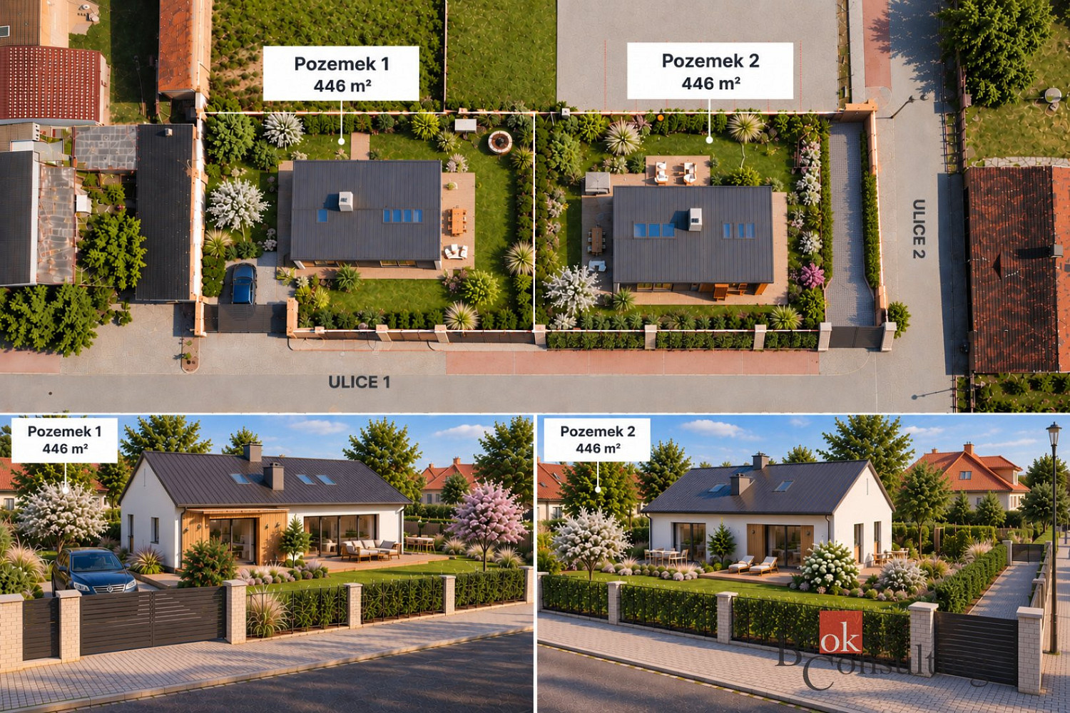 Prodej stavebního pozemku 446 m²
