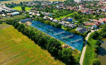 Prodej stavebního pozemku 604 m², Bulhary, okres Břeclav