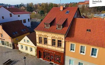 Prodej domu 490 m² s pozemkem 499 m², Žižkovo nám., Vlašim, okres Benešov