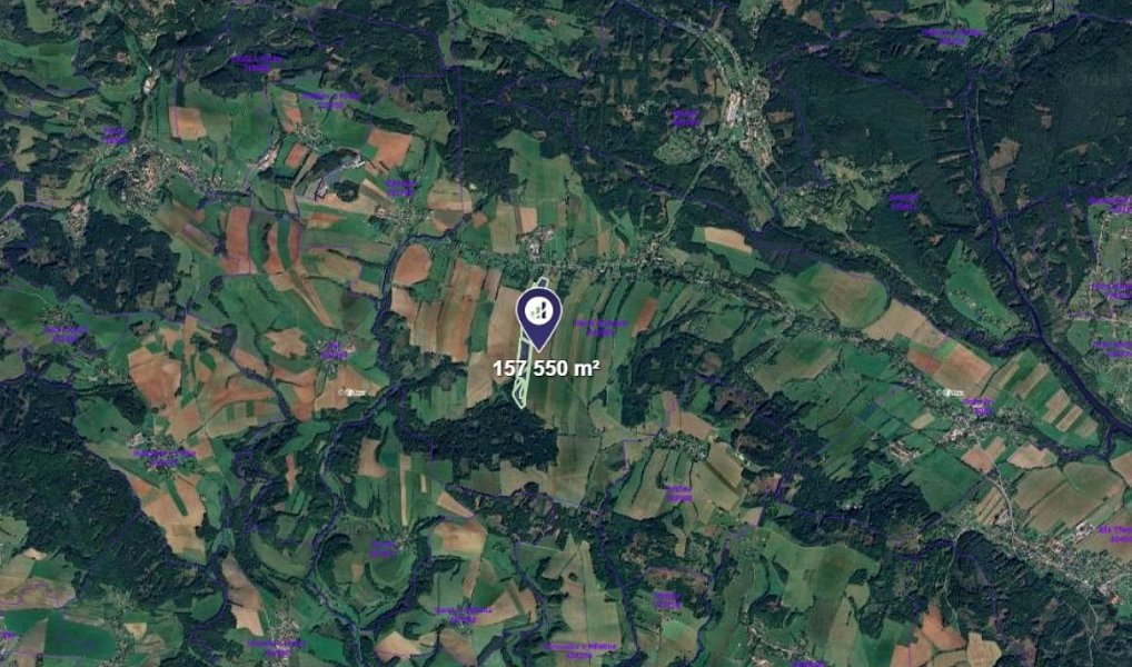 Prodej pole 39 388 m², Horní Brusnice – náhled fotky 2