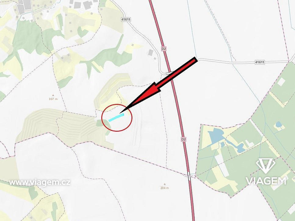 Pole 5 255 m², Podíl 33 % o výměře 1 752 m² – pohled 4