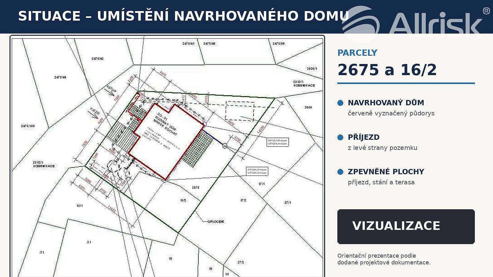 Prodej stavebního pozemku 675 m² – fotografie 4