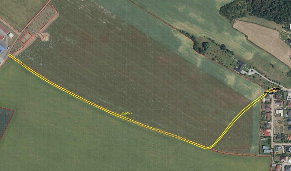 Prodej pozemku 4 552 m², Radonice – náhled fotky 2